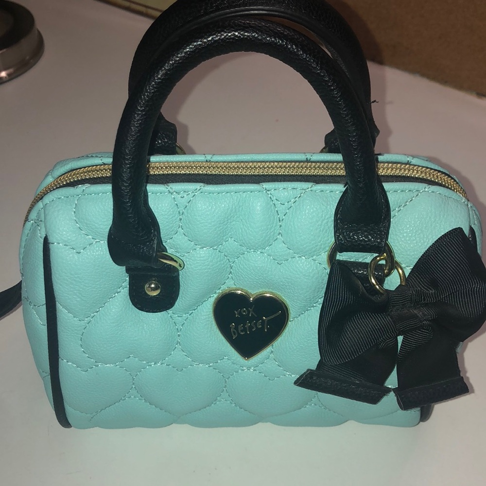 Betsey Johnson Blue Crossbody Purse